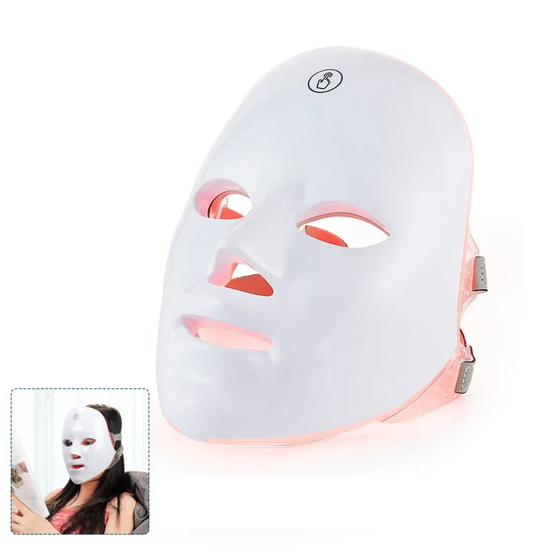 PhotonFacial™  Máquina de belleza facial LED inalámbrica de 7 colores